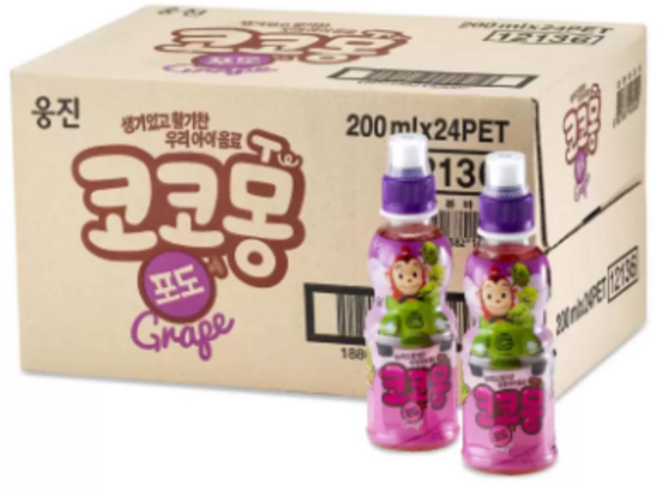 코코몽 키즈 음료 포도맛 200ml x 24병 x 2박스, 1개