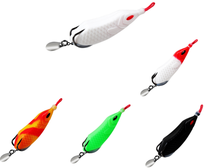 10g/16g 부드러운 개구리 유혹 통로 개구리 루어 개구리 루어 가물치, 5개, 10g