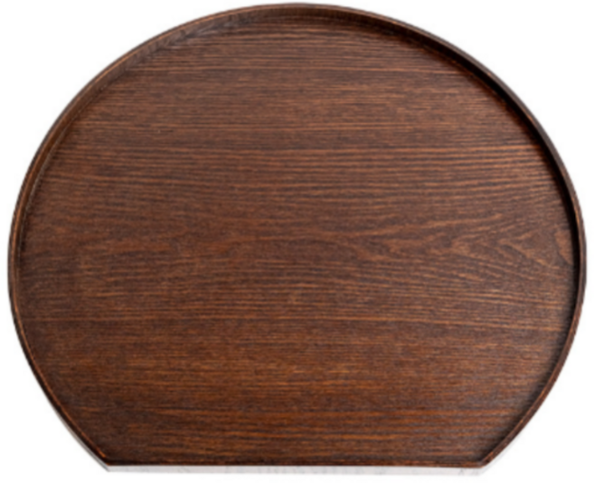 우드 감성 반달 트레이, 2개