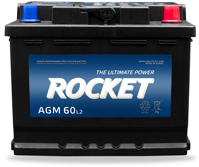 코나(가솔린) 셀토스(가솔린) XM3 더뉴스파크(19-) 아반떼 CN7 배터리 델코 AGM60L 로케트 AGM60L, 1개, 로케트 AGM60L 면장갑+폐전지반납+공구대여