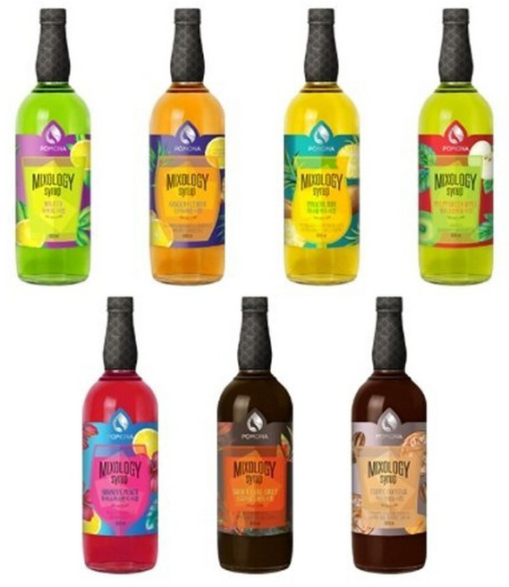 포모나 믹솔로지 하이볼 시럽 1L / 7종 중 택1, 1세트