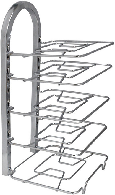 조이월드_사각 후라이팬 정리대5단 주방 수납 정리