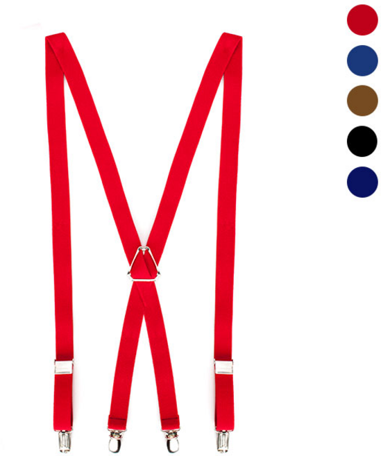 레디핏 기본 남여공용 단색 정장/바지/웨딩 멜빵 서스펜더 모음