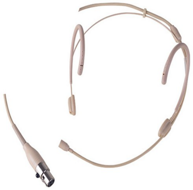 카날스 헤드셋마이크 미니 XLR 3핀 벨트팩용 무선마이크 (교회 강의 뮤지컬 강당 공연용), BKH-104(4핀 슈어호환)