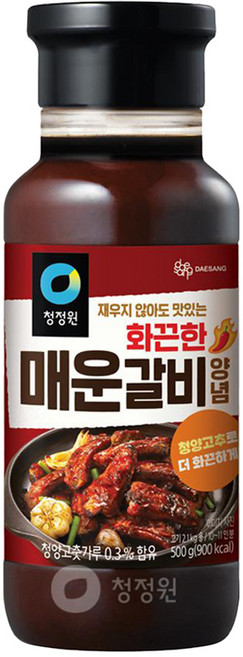 청정원 매운갈비양념500g x15병, 500g, 15개