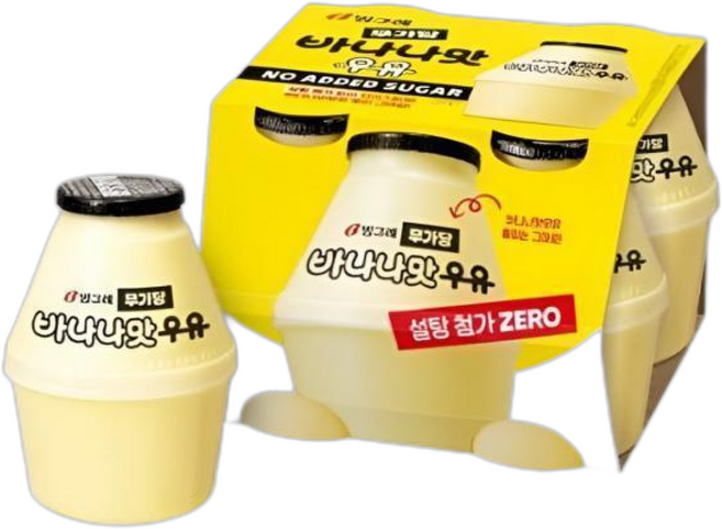 빙그레 바나나우유 무가당 아이스박스무료, 240ml