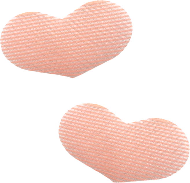 앞머리 고정 찍찍이 헤어 머리 고정 시트 2P 하트 모양 찍찍이 패드, 1개, 단일