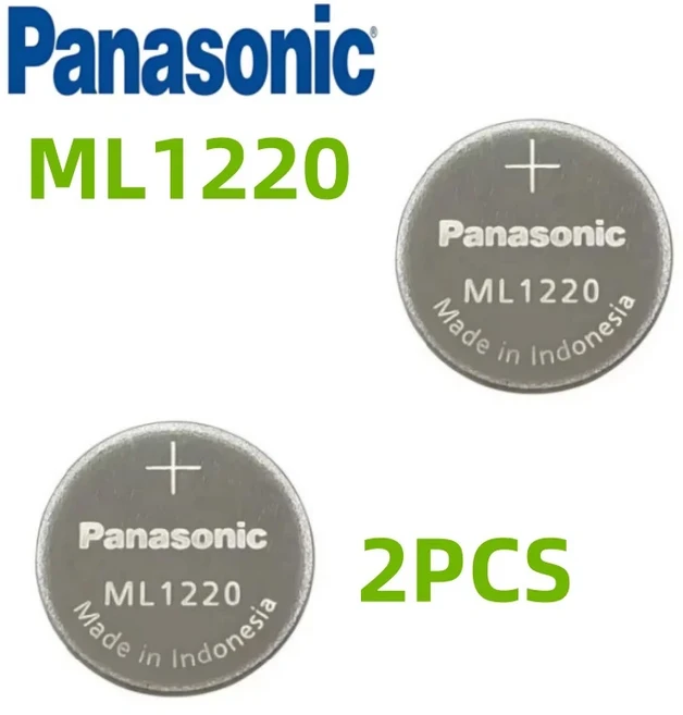 2~ 10pcs ML1220 3V 리튬 충전식 배터리 CMOS RTC 백업 버튼 노트북 마더 보드 용 코인 셀 교체, 05 ML1220-2PCS