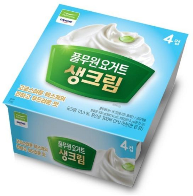 풀무원 다논 생크림 요거트, 80g