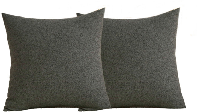 가려거든 북유럽 솜포함 소파쿠션 2개입, 블랙