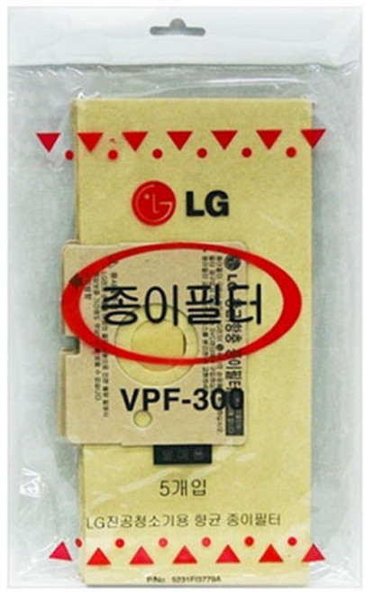 LG VPF-300 청소기 먼지필터/봉투 (5매), LG VPF-300 청소기 먼지필터 봉투 5매 당일배송