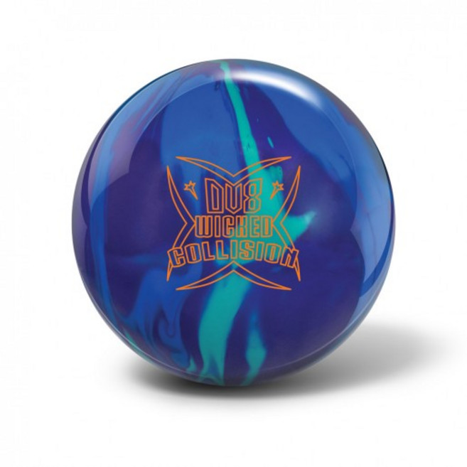 DV8 위키드 컬리젼 볼링공 HK22C 공인구 소프트볼 훅볼 솔리드 리액티브, 1개