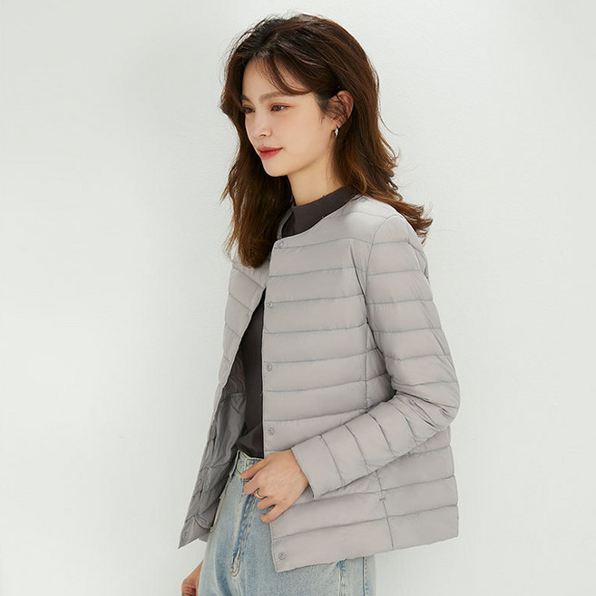 굿도우 여성 경량 오리털 다운 패딩 재킷