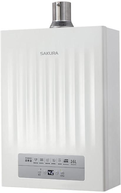 櫻花牌 DH1637H 16L POWER四季溫智能恆溫熱水器 極致控溫 八大安全防護 高雄, 不含安裝費(空機價格)