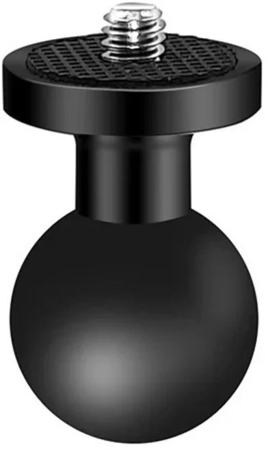 고프로 11 인스타 360 X3 카메라 라이트 브래킷 휴대폰 스탠드 GPS 홀더용 금속 볼 헤드 마운트 14 인치 나, 02 25mm-1 4  Screw