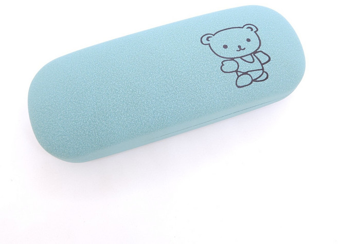 귀여운 곰돌이 안경 통 하드 케이스 안경닦이 증정