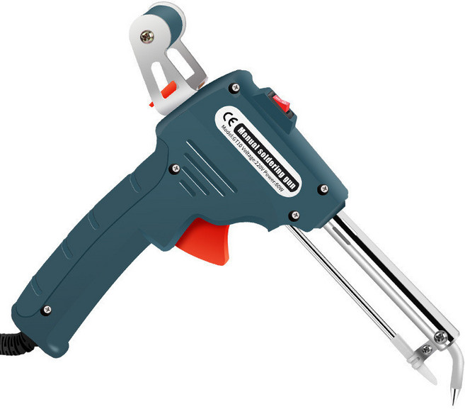 手動送錫槍 外熱式電烙鐵焊錫工具, 1個, 【美規110V】手持焊錫槍, 【美規110V】手持焊錫槍