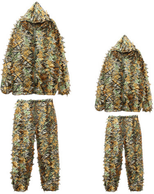 Uandhome 단풍잎 위장복 스나이퍼 배그 길리슈트 코스프페의상 위장복 서바이벌 코스튬