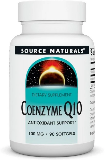 Source Naturals 소스 네추럴 코엔자임 큐텐 안티옥시던트 서포트 100mg-90소프트젤 2개, 1개, 90정 - 쿠팡