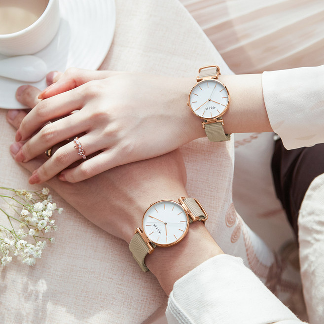 줄리어스 나토밴드 고급스러운 명품 커플 손목시계 4종