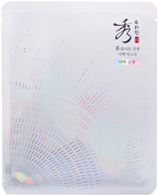 수려한 화이트 진생 미백 마스크, 1개입, 1개