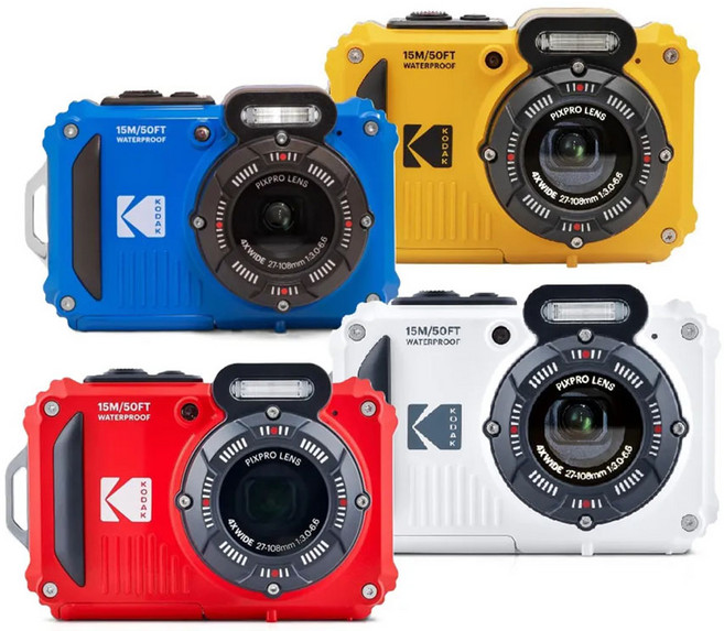 KODAK PIXPRO 15M/50FT 防水數位相機, 白, PIXPRO WPZ2