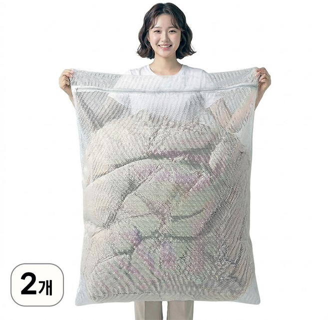 조은자리 대형 베개 이불 신발 세탁망 통돌이 드럼 세탁기 무형광 빨래망 거름망, 사각 90X100, 2개