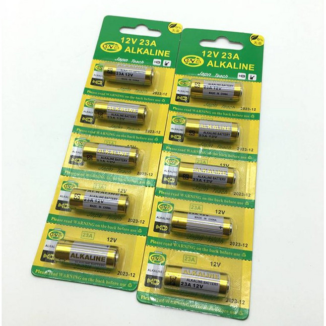 GNB 鹼性電池 12V 23A, 1個, 23A一顆, 金色