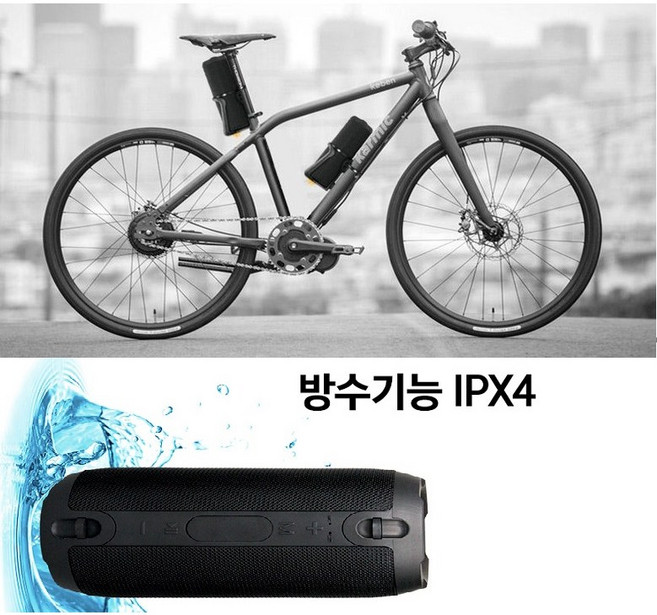 고출력 자전거스피커 라이딩 캠핑여행 무선블루투스 USB 휴대용 MP3 듀얼서브우퍼W-M1, 블랙정품+(혼합색상)