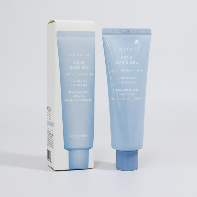 에스네이처 아쿠아 오아시스 수분 젤크림, 1개, 80ml