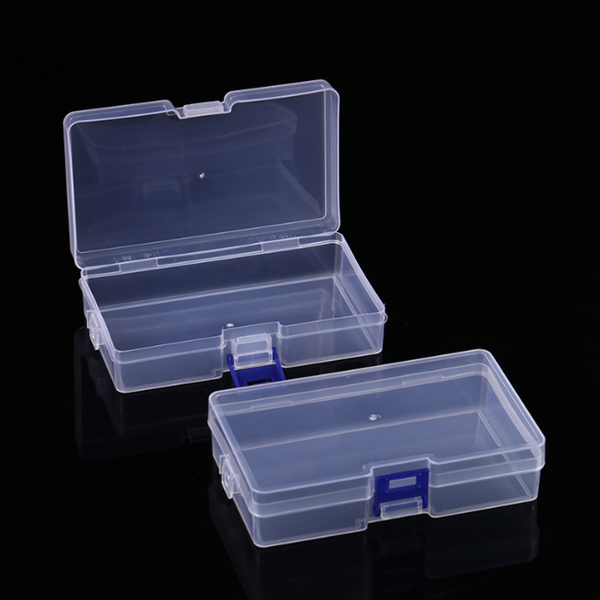 리투나 플라스틱 사각 보관 정리 미니케이스, 투명, 5개