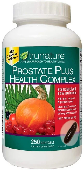 TruNature Prostate Saw Palmetto 트루네이처 프로스테이트 플러스 헬스 컴플렉스 쏘팔메토, 1개, 250정 - 쿠팡