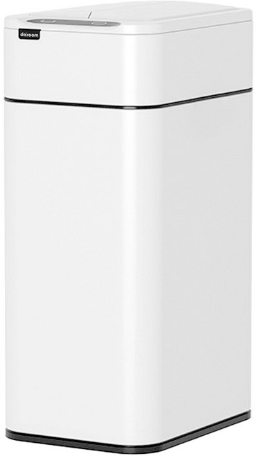 다룸 스마트 자동 센서 냄새 차단 쓰레기통 30L+ 전용봉투, 화이트