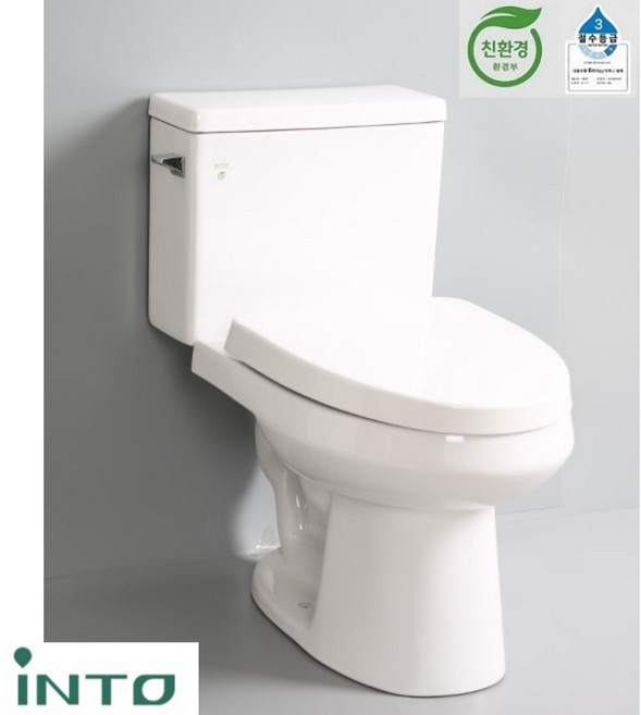 인토세라믹 C-848 투피스 노출형 변기 출장시공 [수원 화성 용인 성남 등] 양변기 설치교체