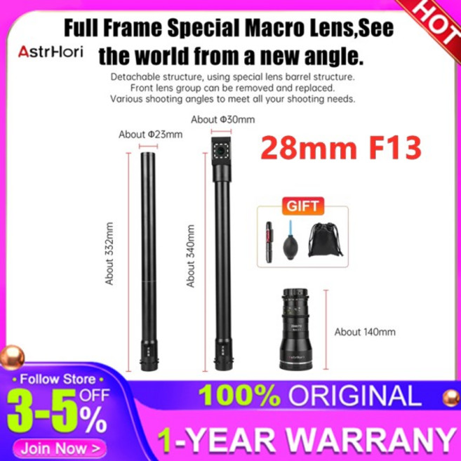 AstrHori 28mm F13 2X 특수 렌즈 풀프레임 매크로 프로브 Sony E용 Canon RF Fuji Nikon Z용†]], 06 for Sony E-mount