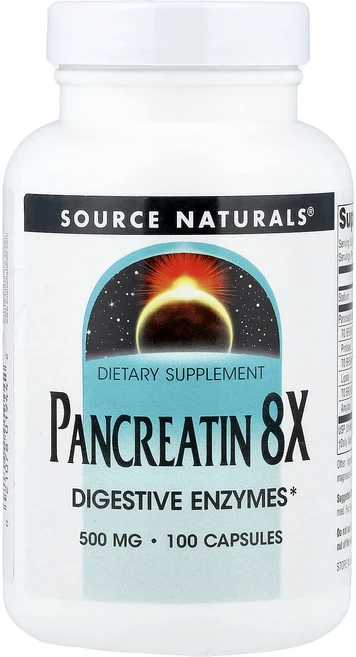 매우편하고 Source Naturals 판크레아틴 8X 캡슐 100정 끝내주게잘나가는상품, SourceNaturals판크레아틴8X캡슐100정 - 쿠팡