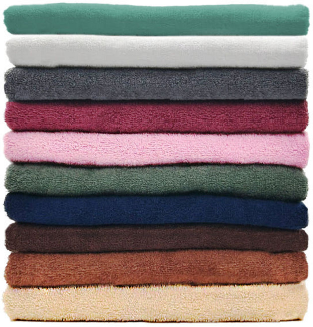 뷰티공방 침대시트타올 고급대형타올 190x120cm1000g 면 100% 마사지 안마 관리실 미용 수건, 네이비