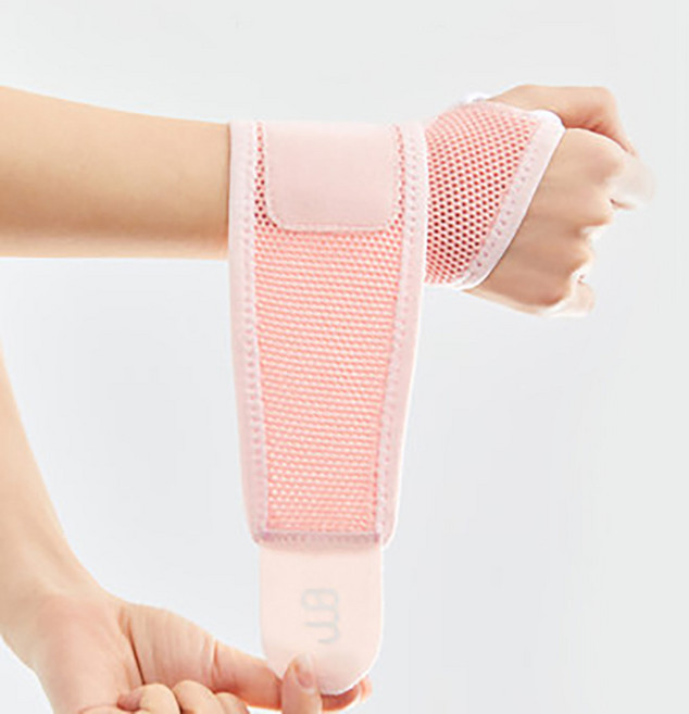 호랭이상인 손목보호대 헬스 테니스 골프 스트랩 (한쪽), 핑크, 1개