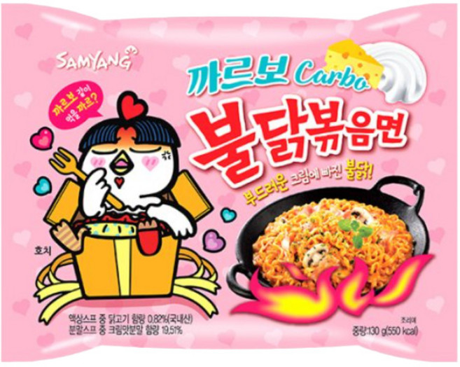 삼양 까르보 불닭볶음면 130g, 1개