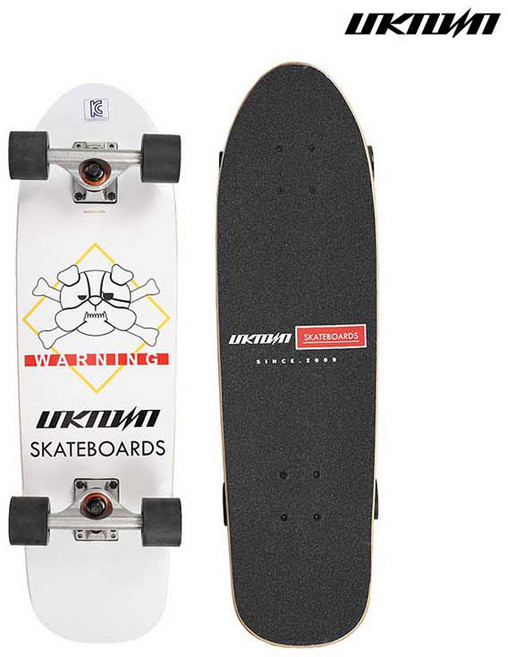 언노운 도그 크루져보드 28.5인치 스케이트보드, 도그28.5인치 화이트, 1개