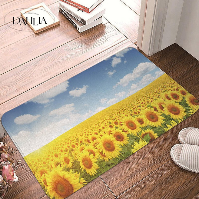 해바라기 빨아쓰는 금전운 해바라기 돈들어오는 발매트, 평야디자인