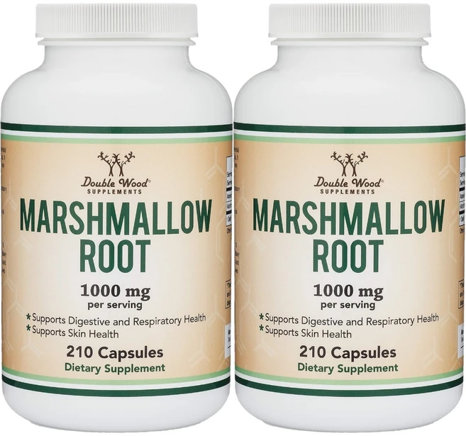 더블우드 마시멜로우 뿌리 1000mg, 2개, 210정 - 쿠팡