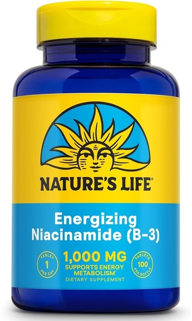 Nature's Life 나이아신아마이드 1000mg 100정 비타민 B3 나이아신 니아신 - 쿠팡