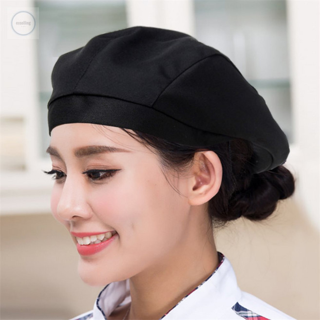 주방 베레모 두건모자