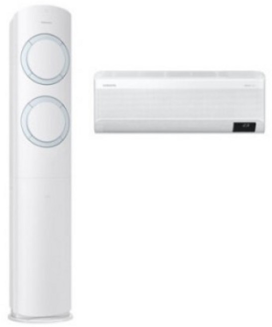 삼성 인버터 투인원 에어컨 17평 AF17A6474TZRS 전국설치, 매립배관형