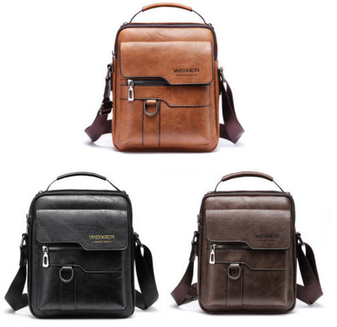 남자 크로스백 남성 미니 숄더백 메신저백 서류가방 직장인 캐주얼 가죽 출퇴근가방 보조가방