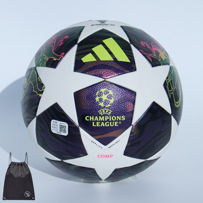 아디다스 25-26 챔피언스리그 FINAL 컴퍼티션 축구공 (PGN짐쌕가방 지급), 1개, CMS_26F