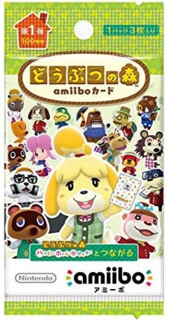 닌텐도 동물의 숲 모동숲 아미보 카드 1탄 50팩 1박스 세트, 1BOX개, 동물의 숲 amiibo 카드 제1탄