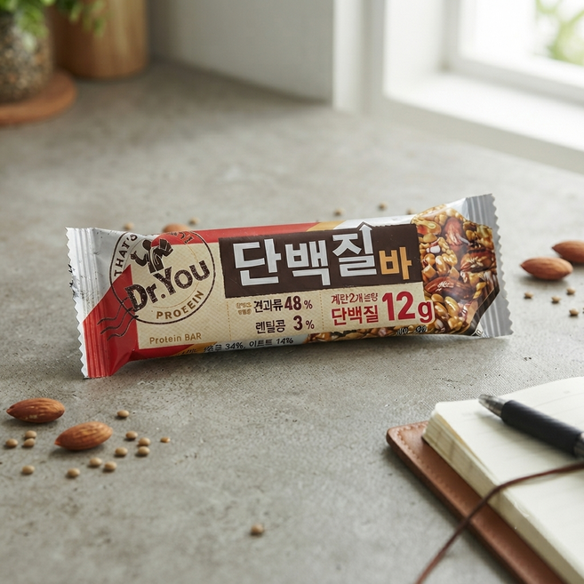 오리온 닥터유 단백질바 50g 식사대용 간식, 24개