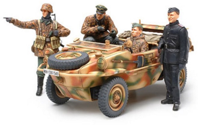 (35253) 타미야 1/35 독일 전차부대 전선 정찰팀, 1개